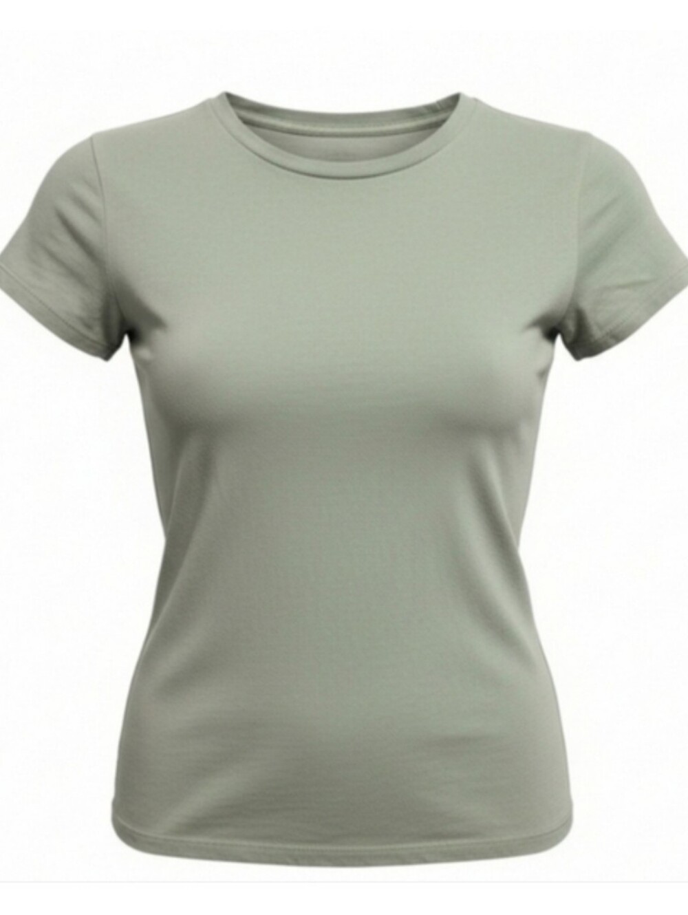 SKIMS Cotton Jersey T Shirt Top Shirt Mineral Green Medium NWT